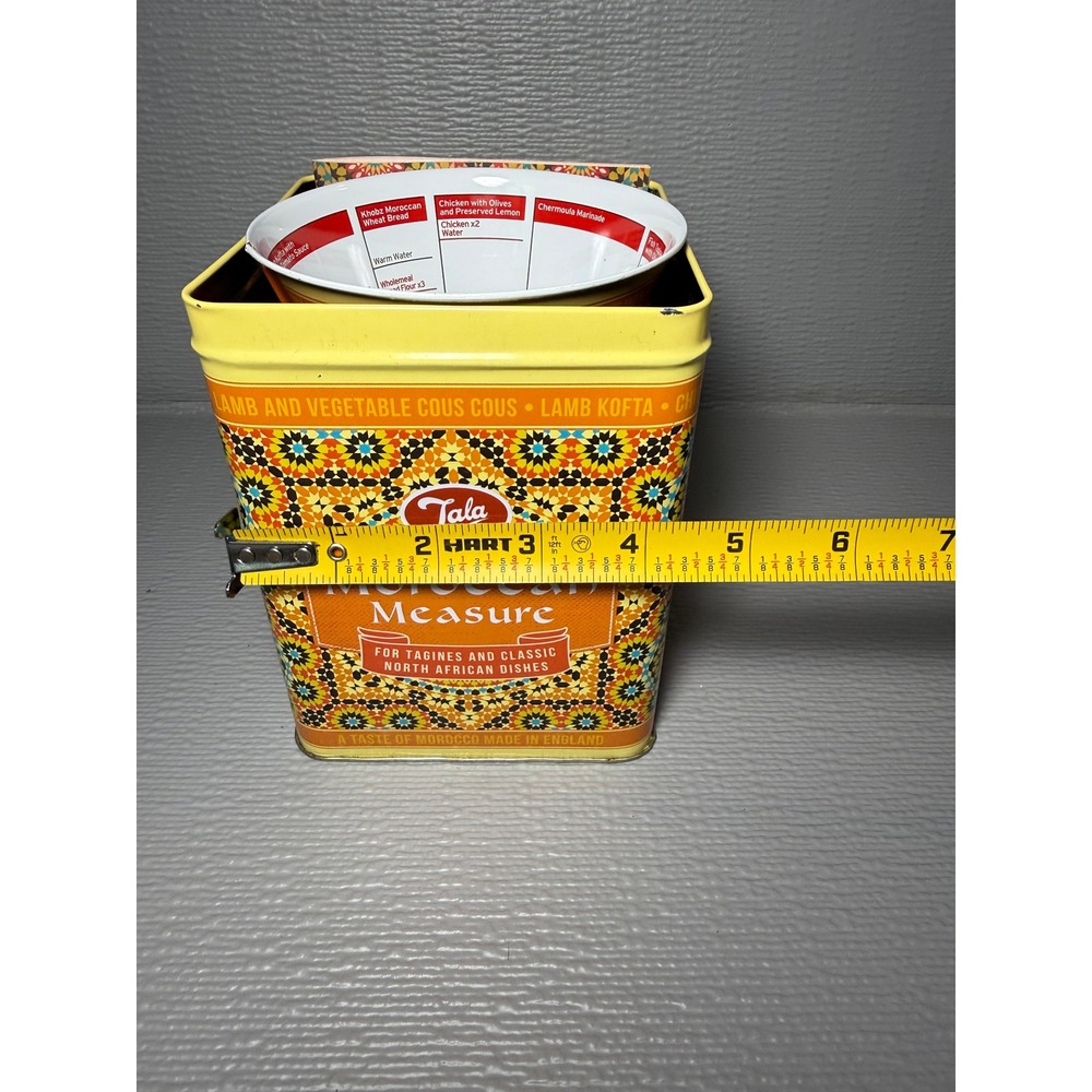 Tala Authentic Moroccan Measure and Storage Tin Set Made in England Kitchenware - Picture 12 of 13